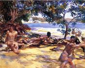 约翰辛格萨金特 - The Bathers